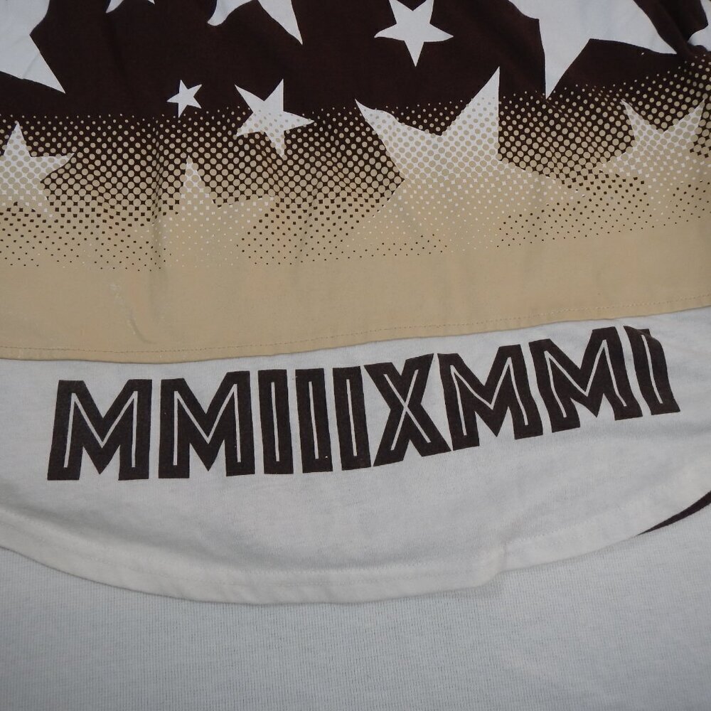 Contender MCMLXXXVIII USA Graphic Long Sleeve Shirt Brown Size 3XL - Picture 5 of 10